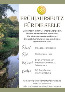 Spiritueller Workshop Frühjahrsputz für die Seele